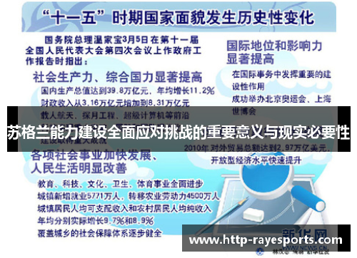 苏格兰能力建设全面应对挑战的重要意义与现实必要性